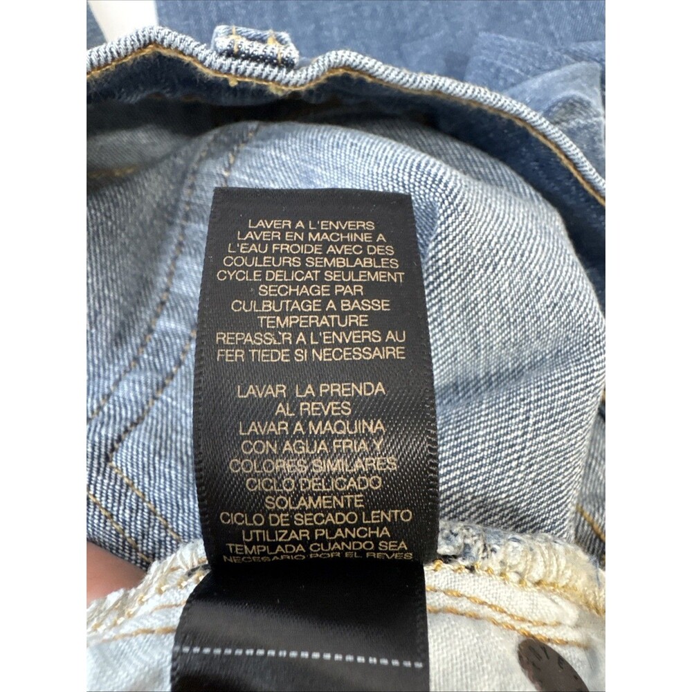 FRYE Women’s High Rise Straight Leg Cropped Denim Jeans Size 31 - Picture 14 of 16
